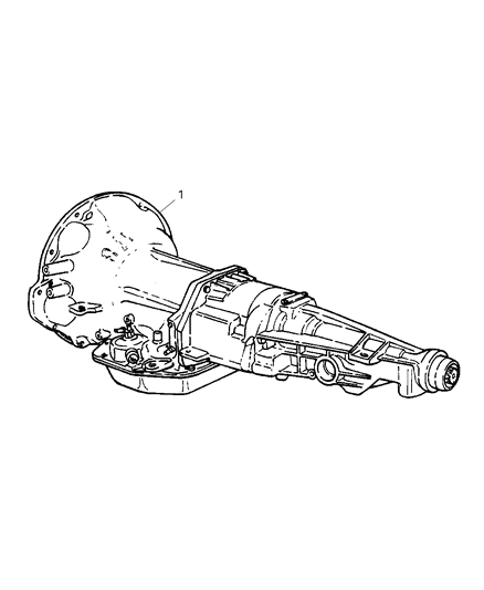 1998 Dodge Dakota Trans Pkg Diagram for R5003345AA