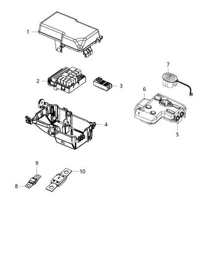 2015 Dodge Dart Power Distribution Center Diagram