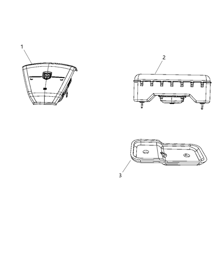 2010 Dodge Journey Air Bags Front Diagram