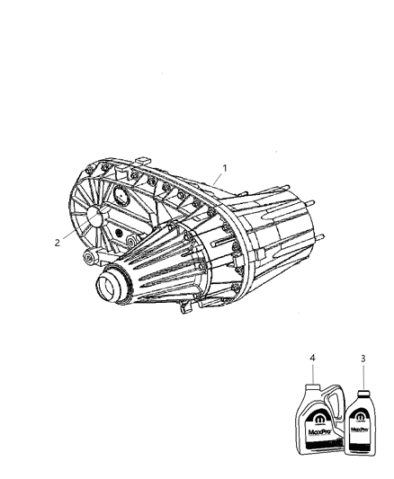 2010 Dodge Ram 4500 Transfer Case Assembly And Identification Diagram