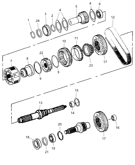 2004 Dodge Ram 1500 Gear Train Diagram 1