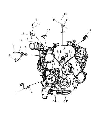 2002 Jeep Liberty O Ring Diagram for 5069135AA