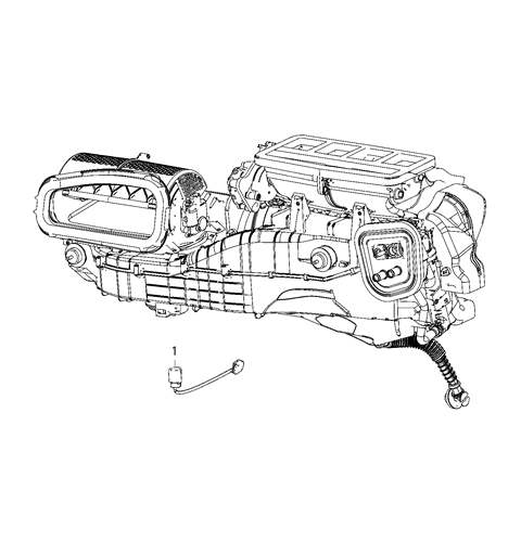 2021 Dodge Durango Wiring - A/C & Heater Diagram