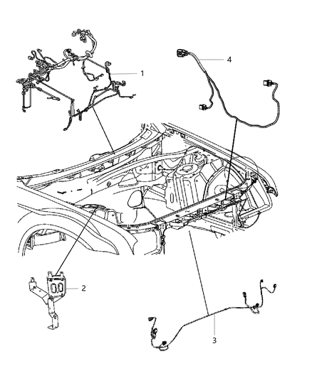 2015 Dodge Challenger Wiring-HEADLAMP To Dash Diagram for 68226303AD