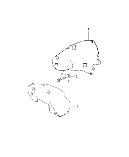 2013 Dodge Journey Washer Diagram for 68093253AA