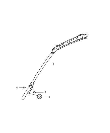 2009 Dodge Sprinter 3500 Window & Head Side Airbag Diagram