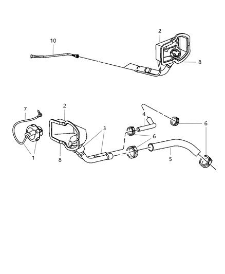 2009 Dodge Ram 2500 Fuel Filler Tube Diagram