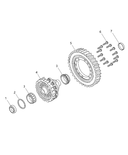 2015 Jeep Renegade Differential Diagram