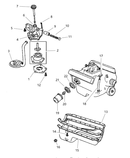 1998 Jeep Grand Cherokee Engine Oiling Diagram 3