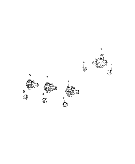 2020 Dodge Charger Sensors - Body Diagram 2