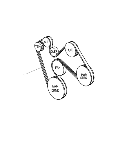 2003 Dodge Durango Drive Belts Diagram