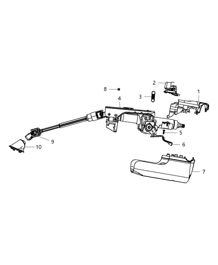 2013 Dodge Journey Steering Column Diagram