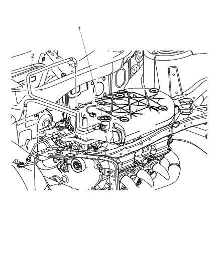 2005 Chrysler Pacifica Solenoid & Vacuum Harness Diagram