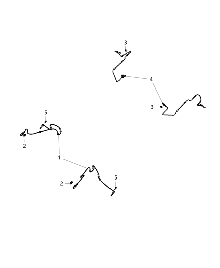 2021 Ram ProMaster 1500 Sensor-Wheel Speed Diagram for 68437015AA