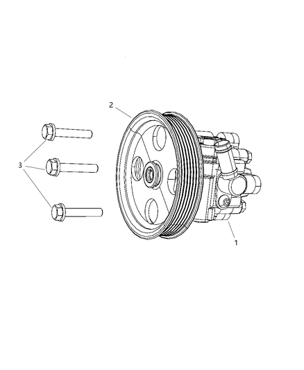 2008 Dodge Grand Caravan Power Steering Pump Diagram