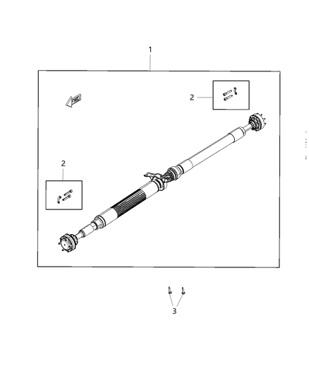 2016 Chrysler 300 Shaft - Drive Diagram 4