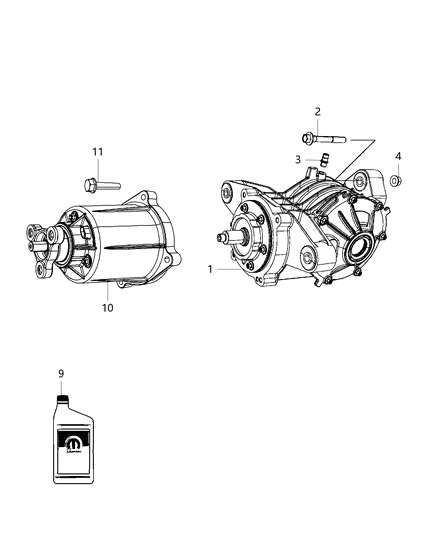 2009 Dodge Journey Axle Assembly Diagram