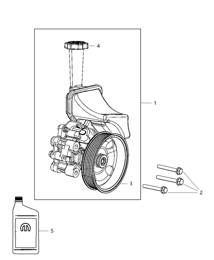 2013 Jeep Grand Cherokee Power Steering Pump Diagram 4