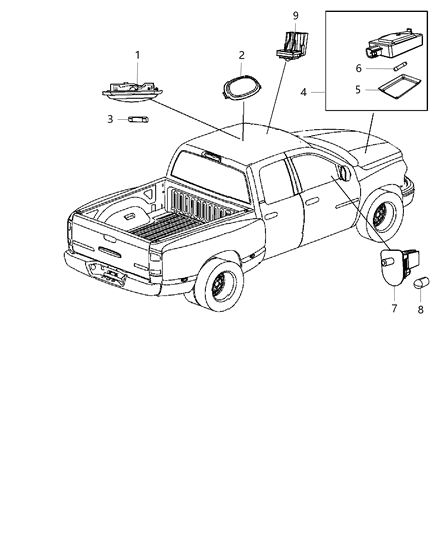 2012 Ram 2500 Lamps Interior Diagram