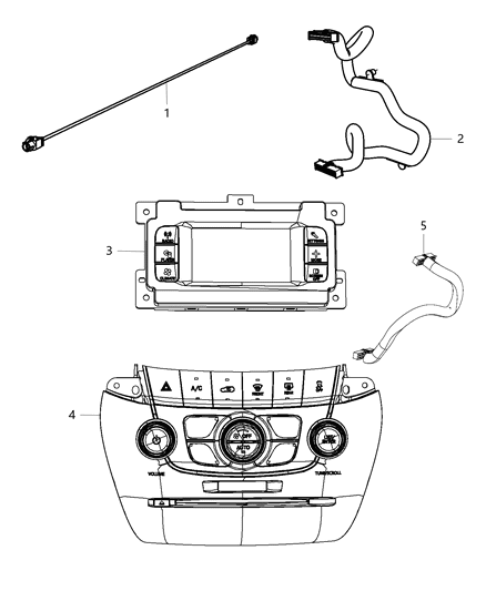 2012 Dodge Charger Wiring-Jumper Diagram for 5091705AA