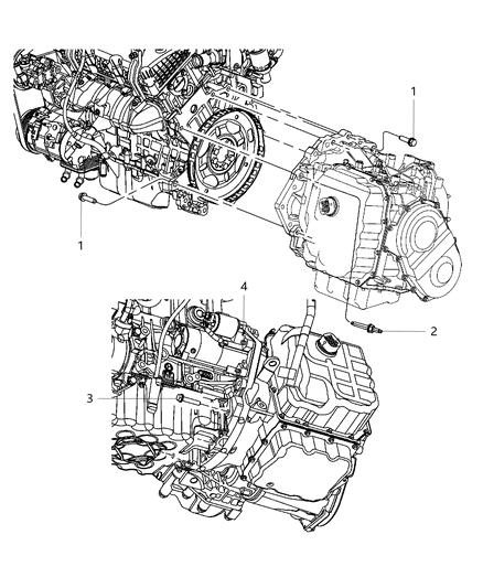 2011 Dodge Avenger Plug Diagram for 4627343AA