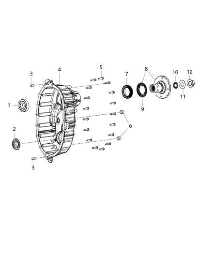 2021 Ram 1500 Rear Case & Related Parts Diagram 3