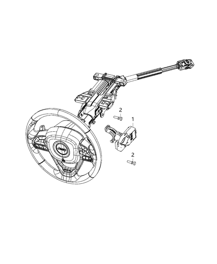 2021 Jeep Cherokee Sensors - Suspension & Steering Diagram 4