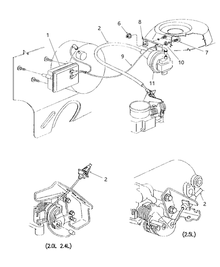 1998 Chrysler Sebring Speed Control Diagram