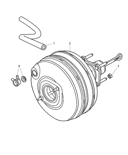 2002 Dodge Ram 1500 Booster, Power Brake Diagram