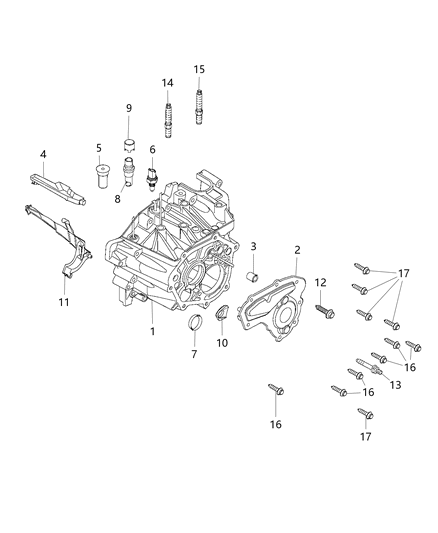 2019 Ram ProMaster 3500 Case & Related Parts Diagram 2