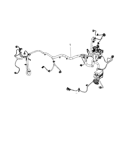 2009 Dodge Caliber Wiring-Engine Compartment Diagram for 5035039AB