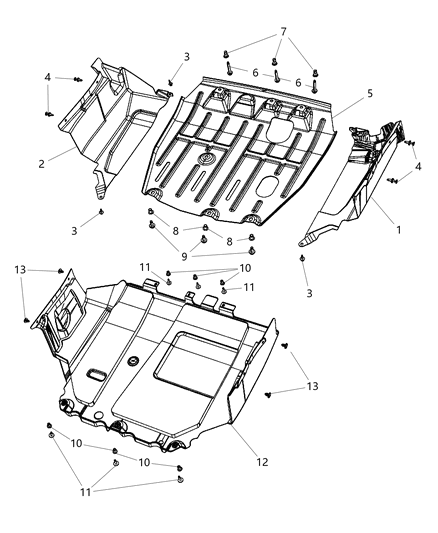 2014 Jeep Patriot Shields Diagram