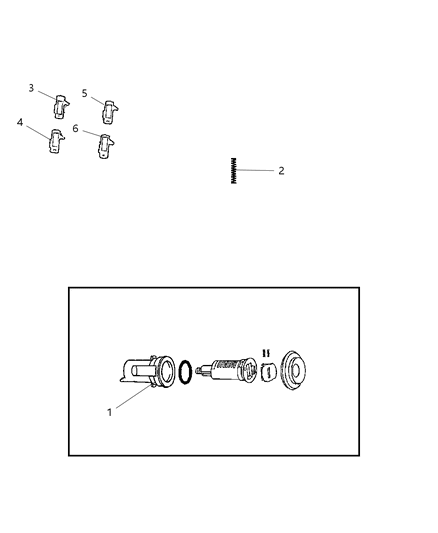 2008 Jeep Liberty Ignition Lock Cylinder Diagram