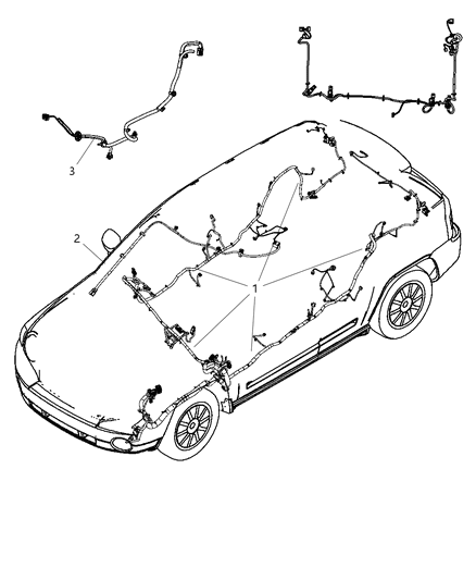 2008 Dodge Caliber Wiring-Unified Body Diagram for 55112581AB