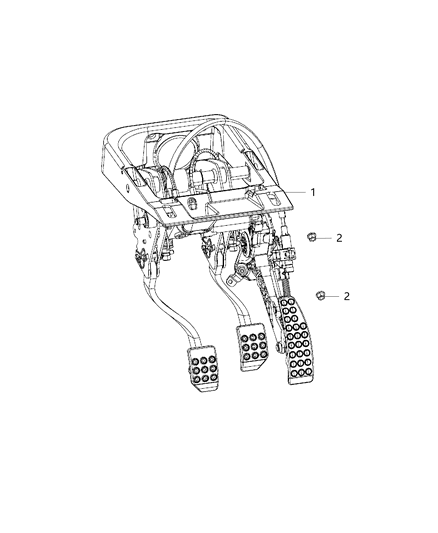 2015 Dodge Viper Accelerator Pedal Diagram