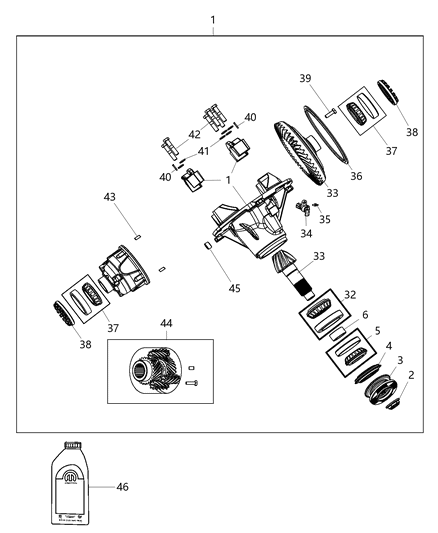 2016 Ram 5500 Differential Assembly Diagram