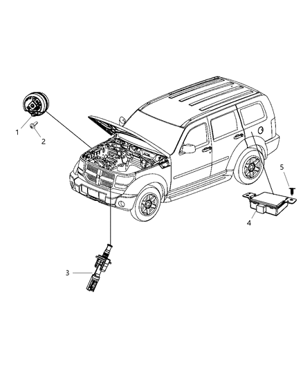 2008 Jeep Liberty Siren Alarm System Diagram