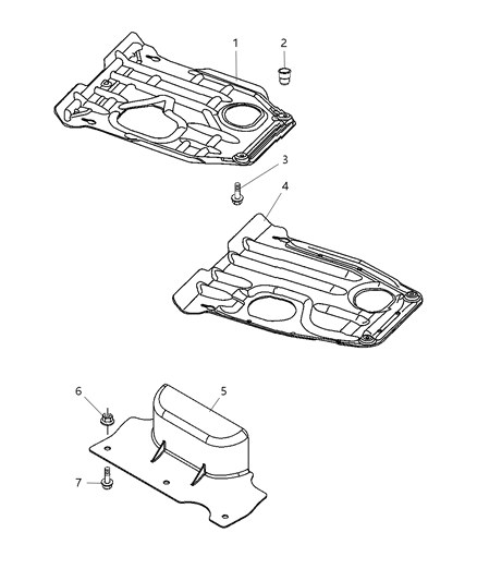 2008 Jeep Grand Cherokee SKIDSTRIP-Front Diagram for 52124966AA