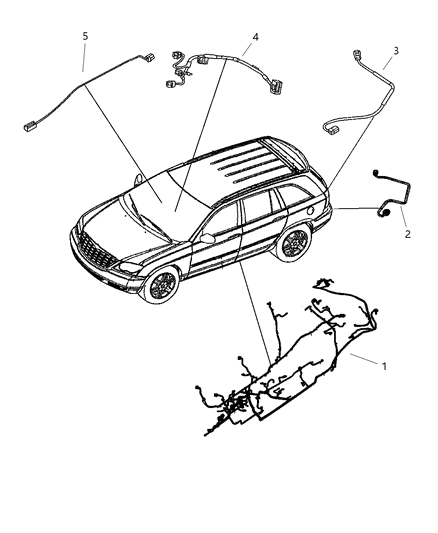 2005 Chrysler Pacifica Wiring - Body Diagram