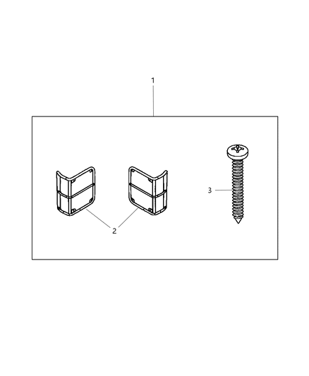 2011 Jeep Wrangler Guard Kit - Light Diagram