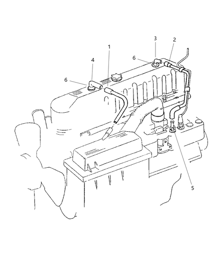 1998 Jeep Cherokee Crankcase Ventilation Diagram 3