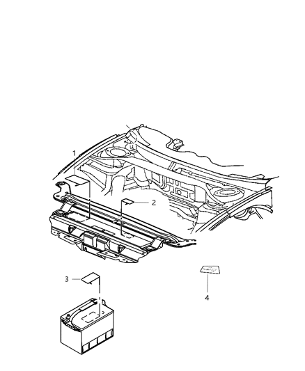 2014 Chrysler 300 Engine Compartment Diagram
