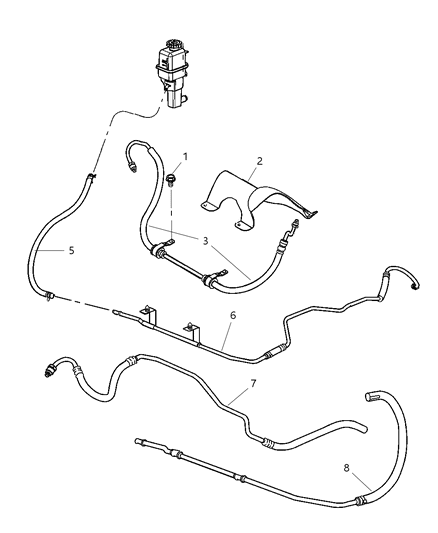 2010 Dodge Avenger Power Steering Hose Diagram