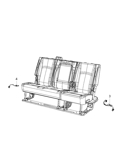 2020 Ram 3500 Wiring - Rear Seats Diagram