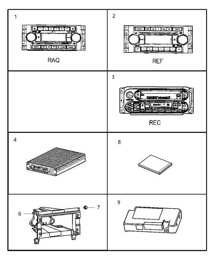 2007 Chrysler Aspen Radio Diagram