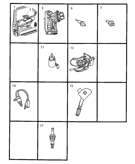 1997 Dodge Ram 1500 Switches Diagram