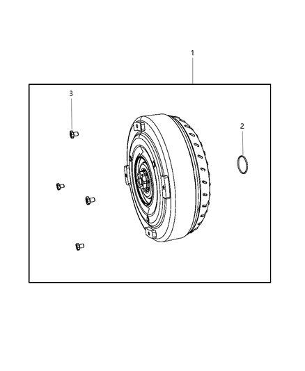 Torque Converter - 2008 Jeep Wrangler