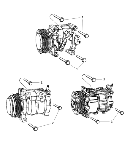 2012 Dodge Journey Compressor Mounting Diagram