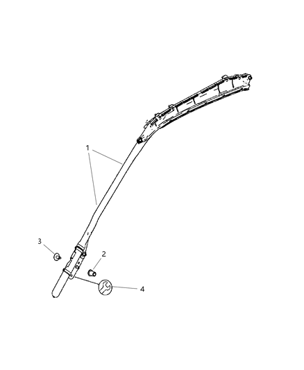 2008 Dodge Sprinter 3500 Window & Side Air Bag Diagram