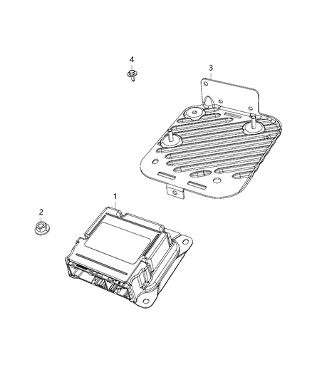 2020 Ram 3500 Cab Chassis Modules, Body Diagram 6
